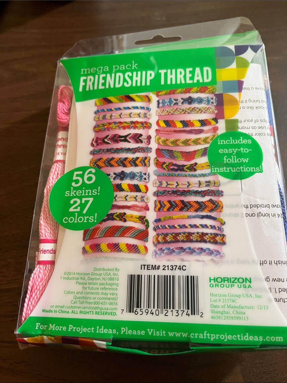 Friendship bracelet kit - Picture 2 of 2